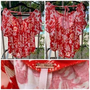 Free People cold shoulder shirt